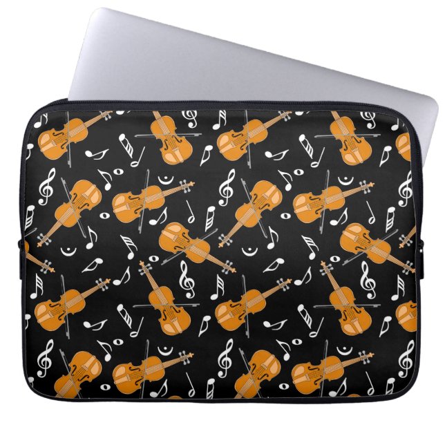 Violin Musik noter Laptop Fodral (Framsidan)