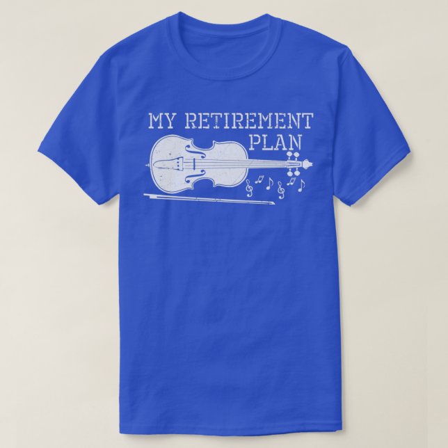 Violin My pension PlanTShirt T Shirt (Design framsida)
