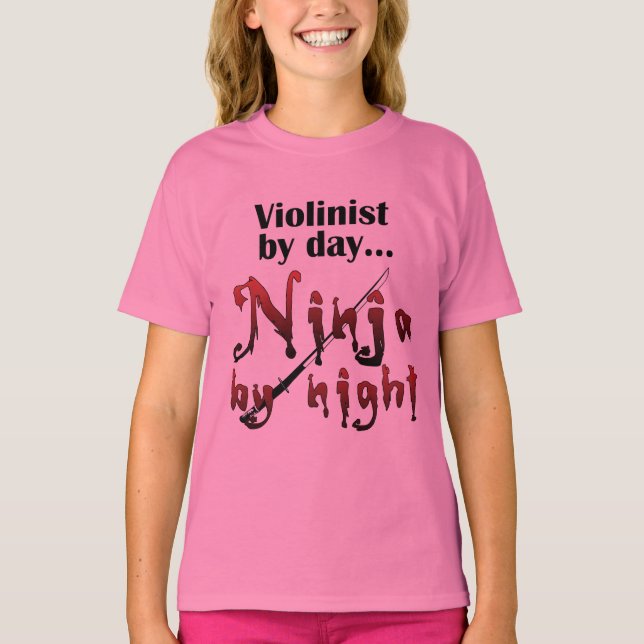 Violin Ninja Tee (Framsida)