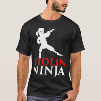 Violin Ninja Violinist Player Music Älskare Gift T Shirt