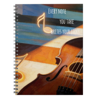 Violin Notebook – Every Note You Take Anteckningsbok