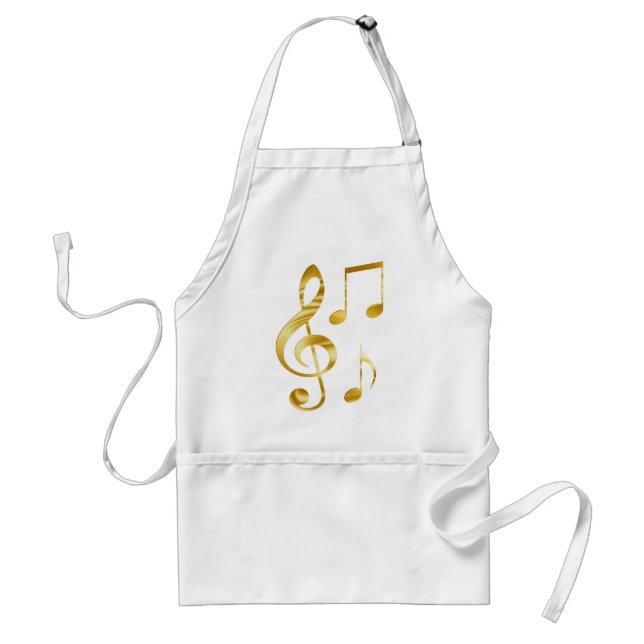 Violin nyckel elegant förkläde (Framsidan)