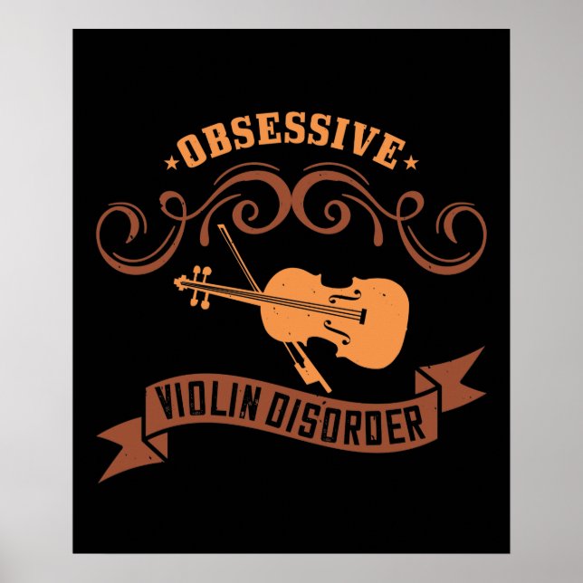 Violin - Obsessiv Violin Disorder Poster (Framsidan)