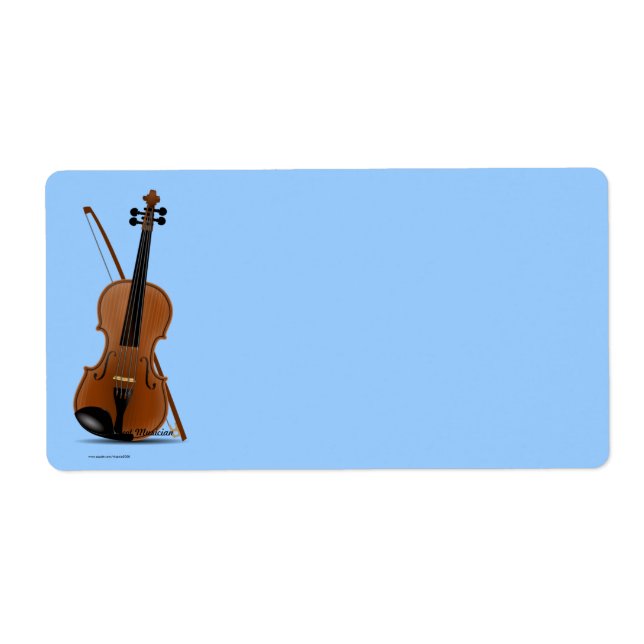 Violin och Bow Fraktsedel (Framsidan)