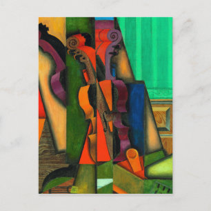 Violin och Guitar av Juan Gris Vykort