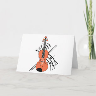 Violin och Music Kort