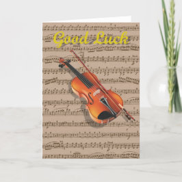 Violin och Music lakan. Kort