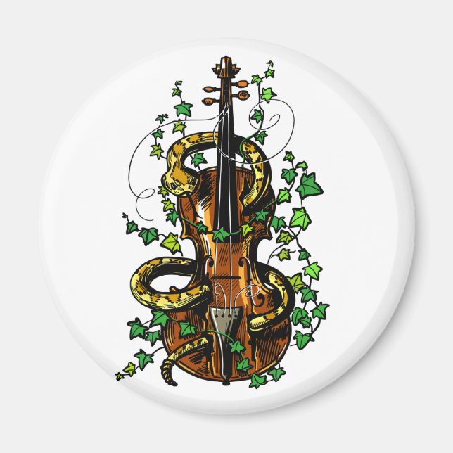 Violin och snake magnet (Framsidan)