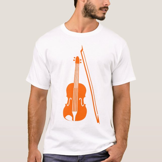 Violin - Orange T-shirt (Framsida)
