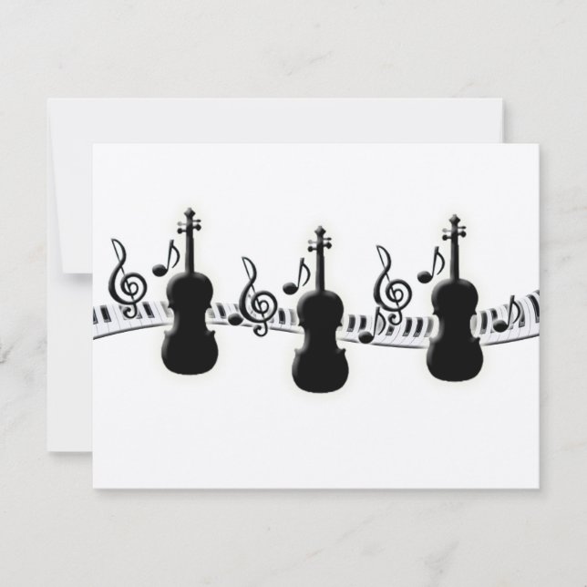 Violin Piano Tangentbord och Musik noter (Framsida)