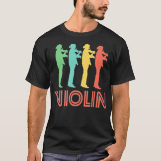 Violin Player Retro Vintage T Shirt