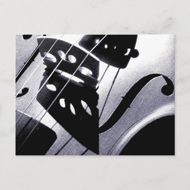 Violin Postcard Vykort (Framsida)