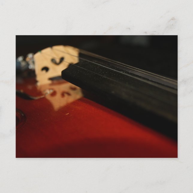 Violin Postcard Vykort (Framsida)