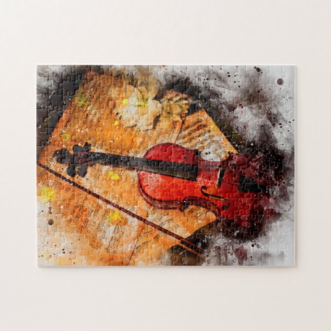 Violin  - pussel (Horisontell)