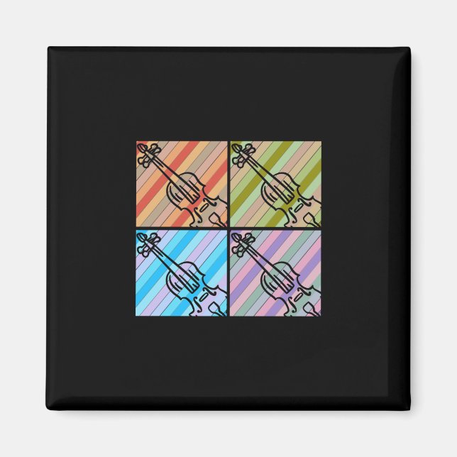 Violin Retro Magnet (Framsidan)