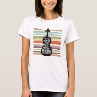 violin retro t shirt