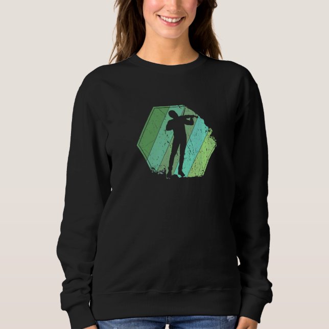 Violin Retro Violinist Fiolspelare T Shirt (Framsida)