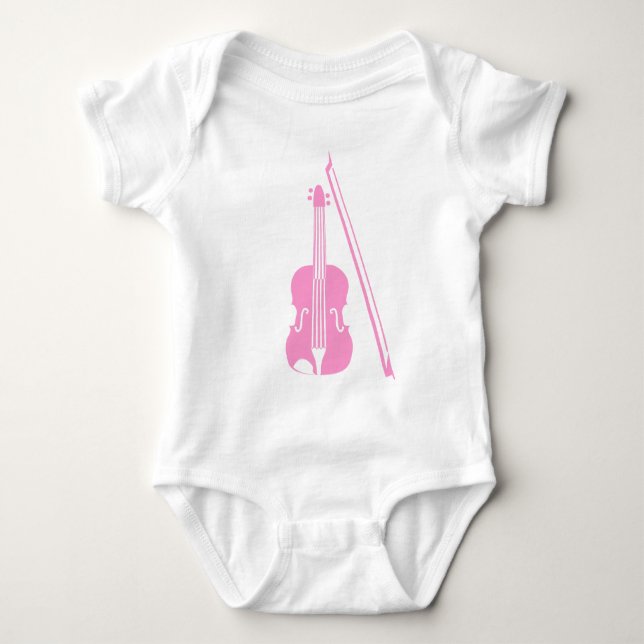 Violin - Rosa T-shirt (Framsida)