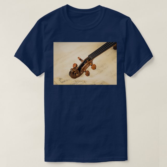 Violin Rulla Premium TShirt T Shirt (Design framsida)