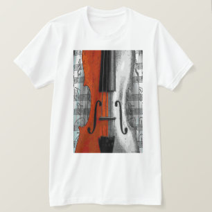 Violin Shirt Tee Shirt