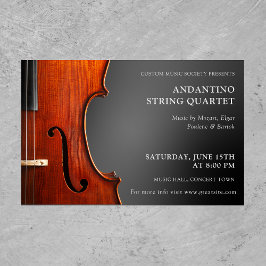 Violin Skäl String Quartet Concert Flygblad