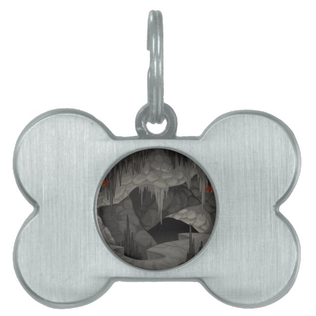 violin skelett ID-bricka husdjur (Framsidan)