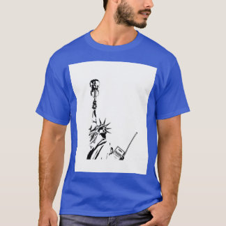 Violin Statue Graphic T Shirt