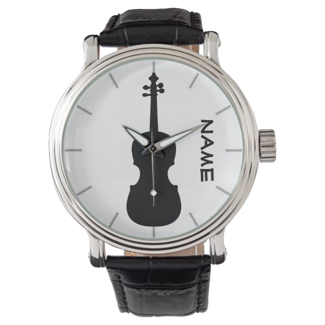 Violin Teacher Gift Personlig Armbandsur (Framsida)