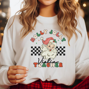 Violin Teacher Musician Holly Jolly jul T Shirt