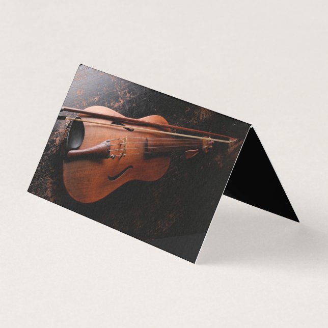 Violin Teacher Visitkort (Framsida)