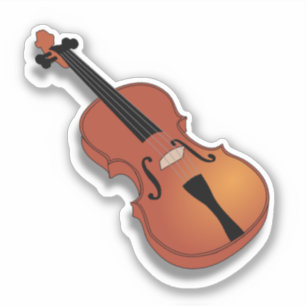 Violin, tvinnat instrument klistermärken