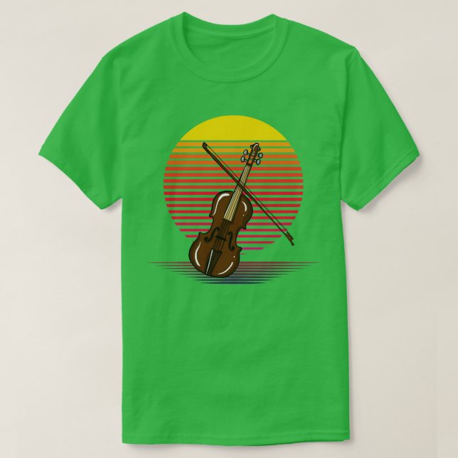 Violin Vapor T Shirt (Design framsida)