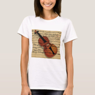 Violin Vintage Music T-shirt