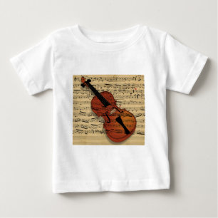 Violin Vintage Music Tröja