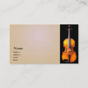 Violin/Viola, Affärskort Visitkort