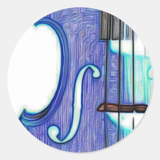 Violin, Viola, Cello? Runt Klistermärke (Framsida)