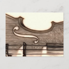 Violin, Viola, Cello? Vykort