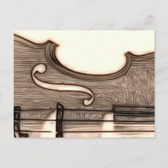 Violin, Viola, Cello? Vykort (Framsida)