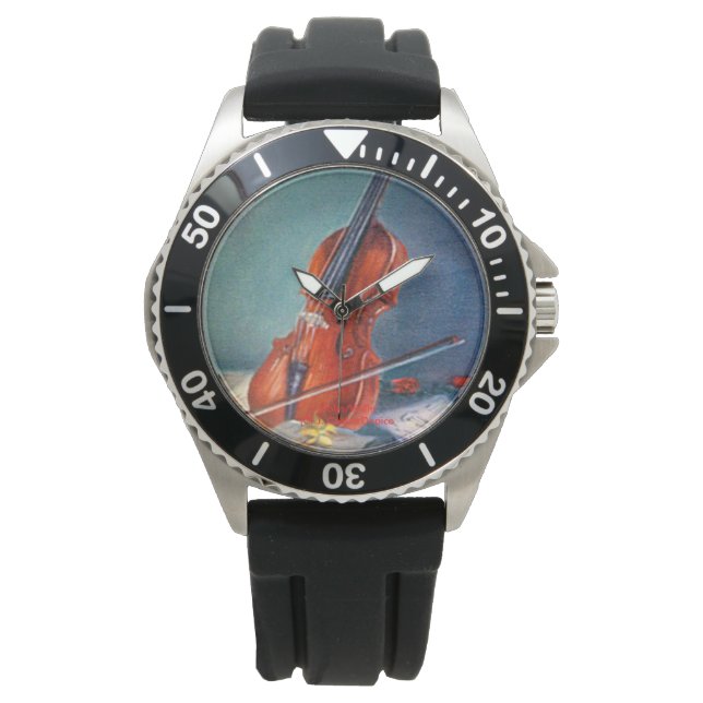 Violín/Violin Armbandsur (Framsida)