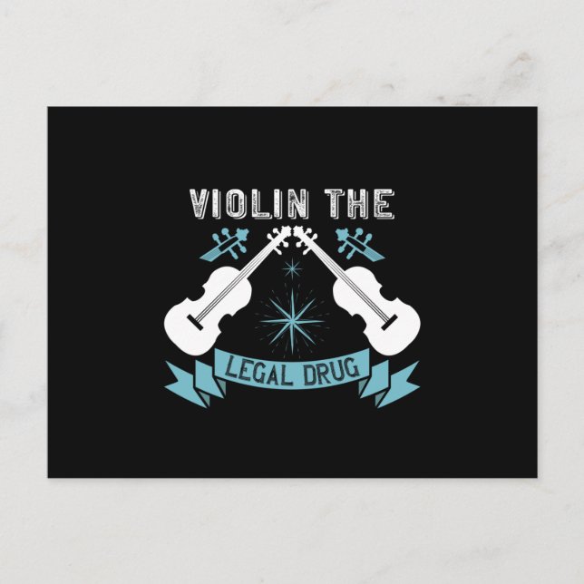 Violin - Violin Den Lagliga Drogan Vykort (Framsida)