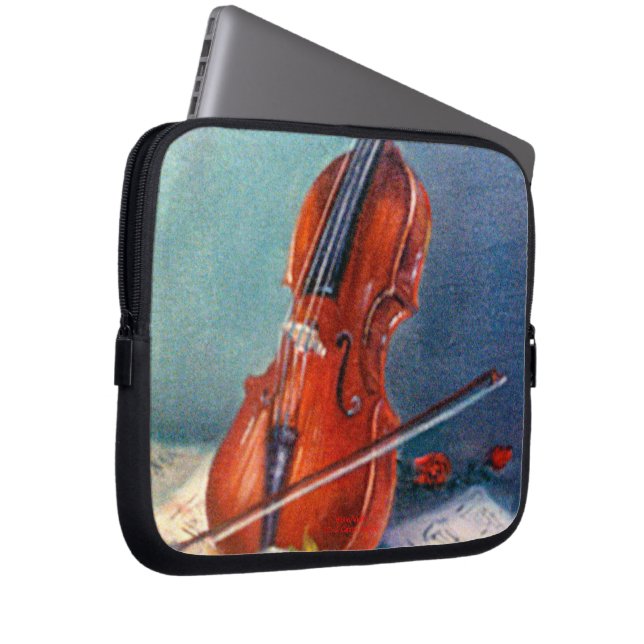 Violín/Violin Laptop Fodral (Framsidan Höger)