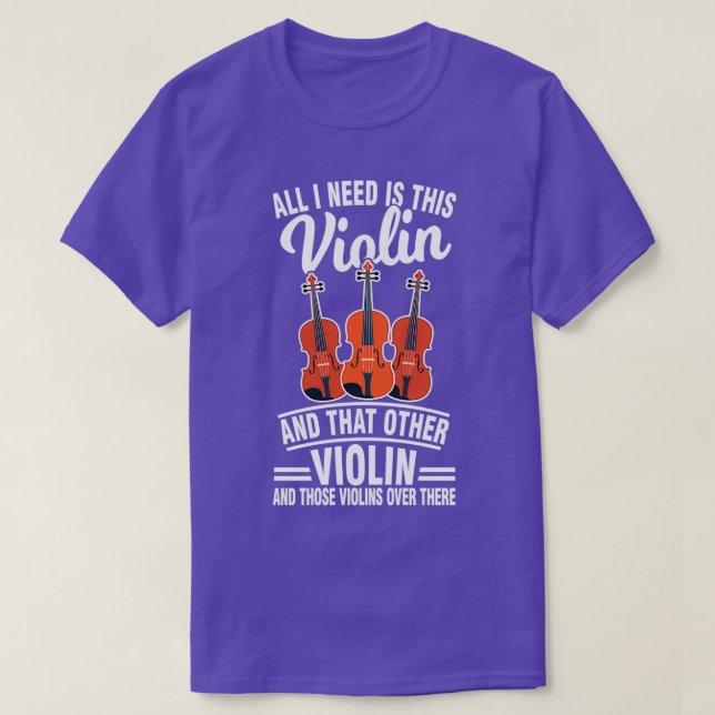 Violin violin Player violin Player 5 T Shirt (Design framsida)