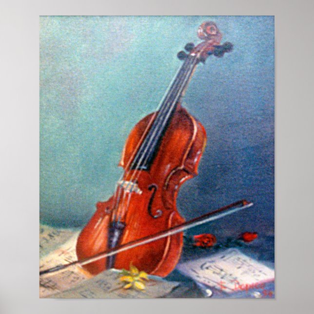 Violín/Violin Poster (Framsidan)