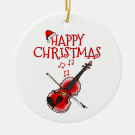 Violin Violinist Musician jul Ornament