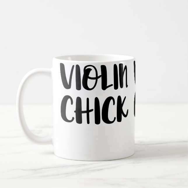 Violin Violinist Musik Musiker Orkester Jazz Str Kaffemugg (Vänster)