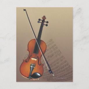 Violin Vykort