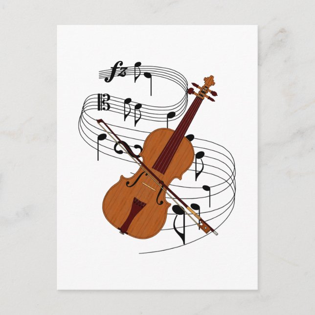 Violin Vykort (Framsida)