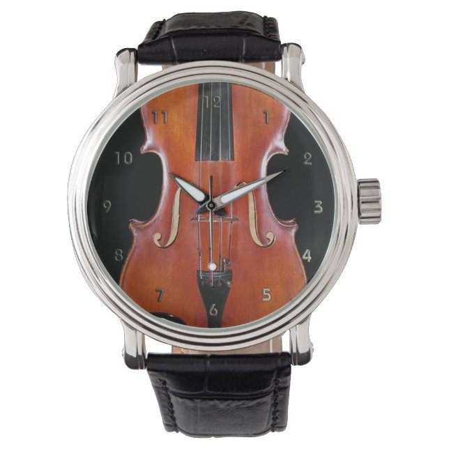 Violin Watch eller Viola Watch by Leslie Harlow 51 Armbandsur (Framsida)