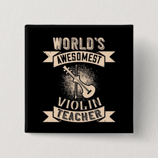Violin World's Awesomest Violin Teacher Knapp (Framsida)