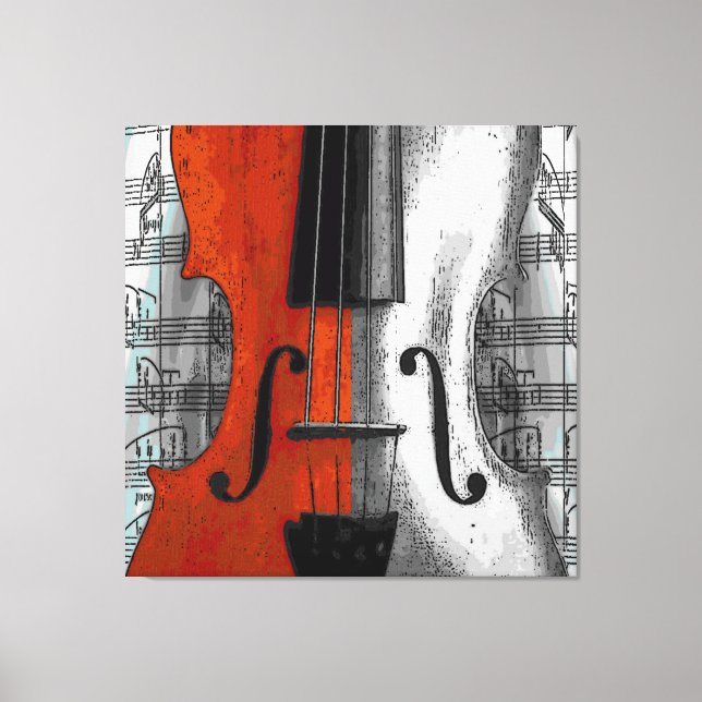 Violin Wrapped Canvas (Framsida)